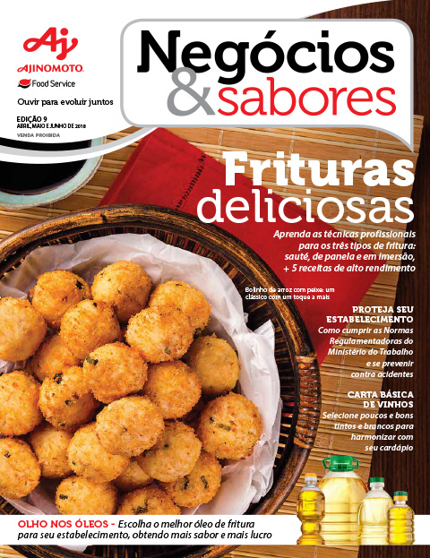 Capa da edição 9 revista Negócios e Sabores