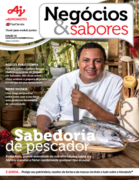 Capa da edição 10 revista Negócios e Sabores