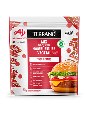 Mix para Preparo de Hambúrguer Vegetal TERRANO®  - Sabor Carne