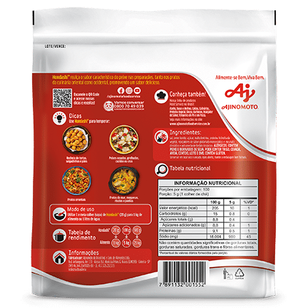 Embalagem Hondashi® Profissional