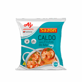 Embalagem Caldo Sazón® Profissional para Frutos do Mar