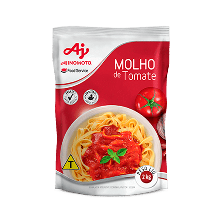 Embalagem Molho de Tomate Ajinomoto®