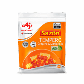 Embalagem Tempero Sazón® Profissional Orégano e Manjericão