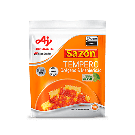 Embalagem Tempero Sazón® Profissional Orégano e Manjericão