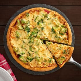 Imagem Receita pizza de brócolis