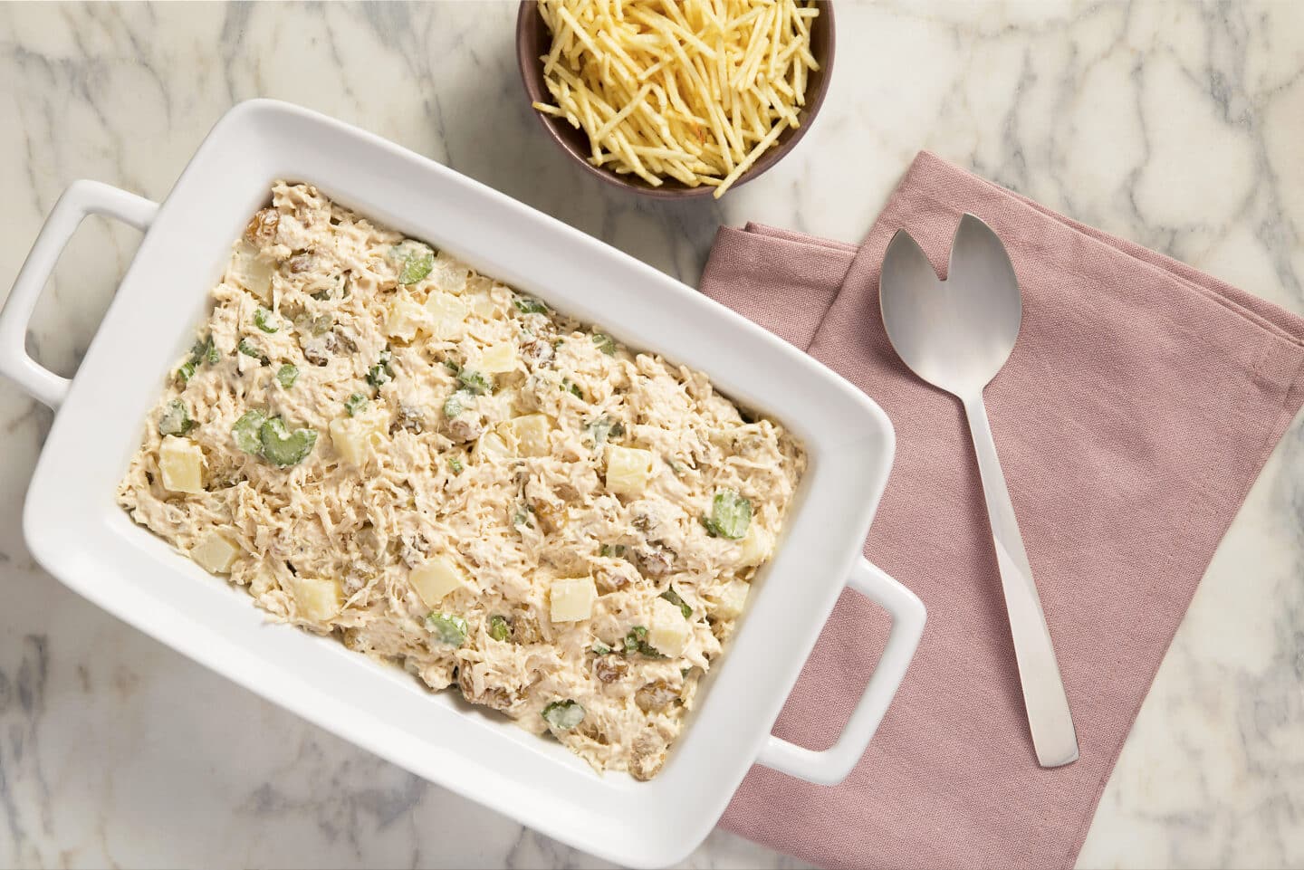 Prato salpicão de frango