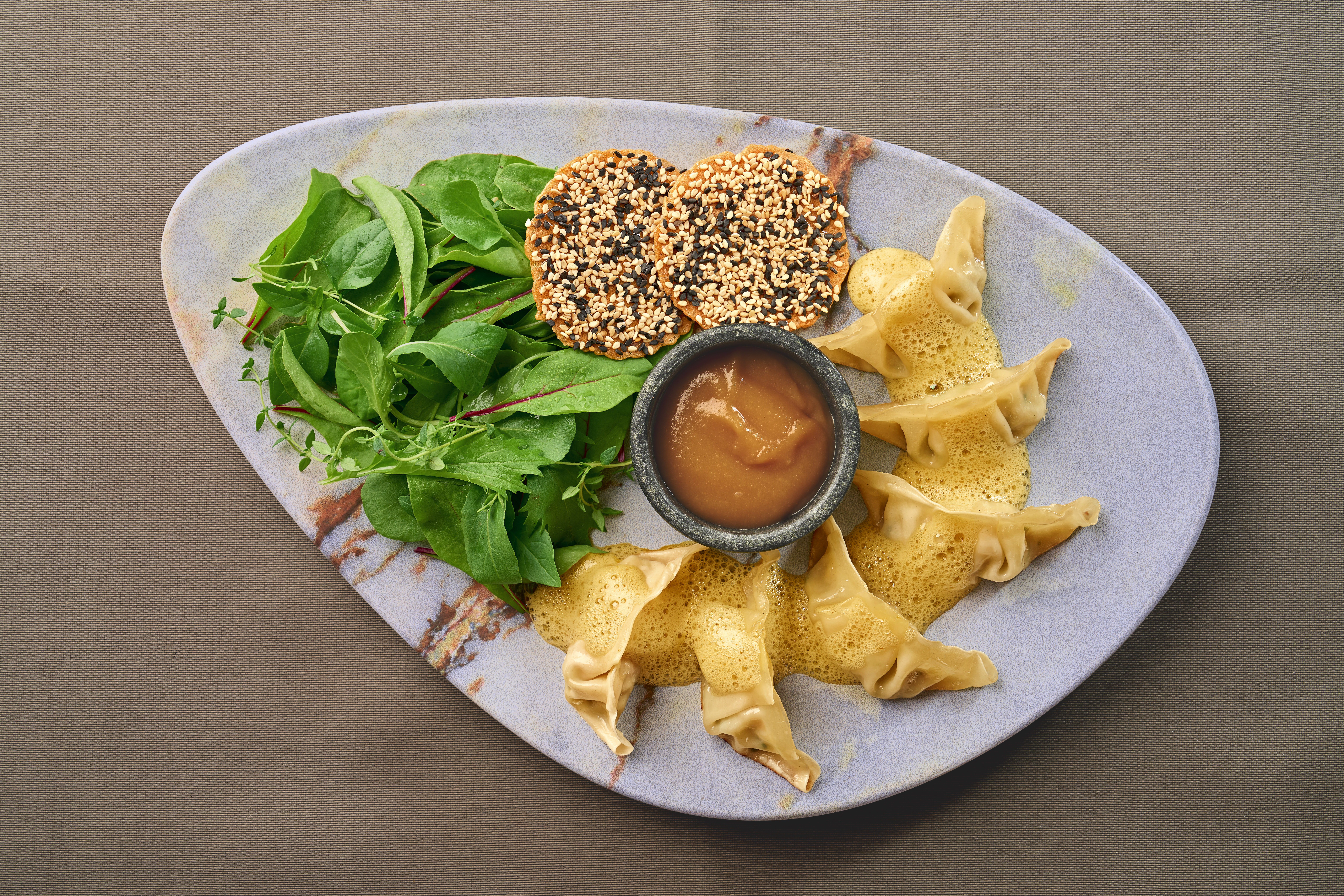Molho Manteiga de Misso e Espuma de Tangerina
