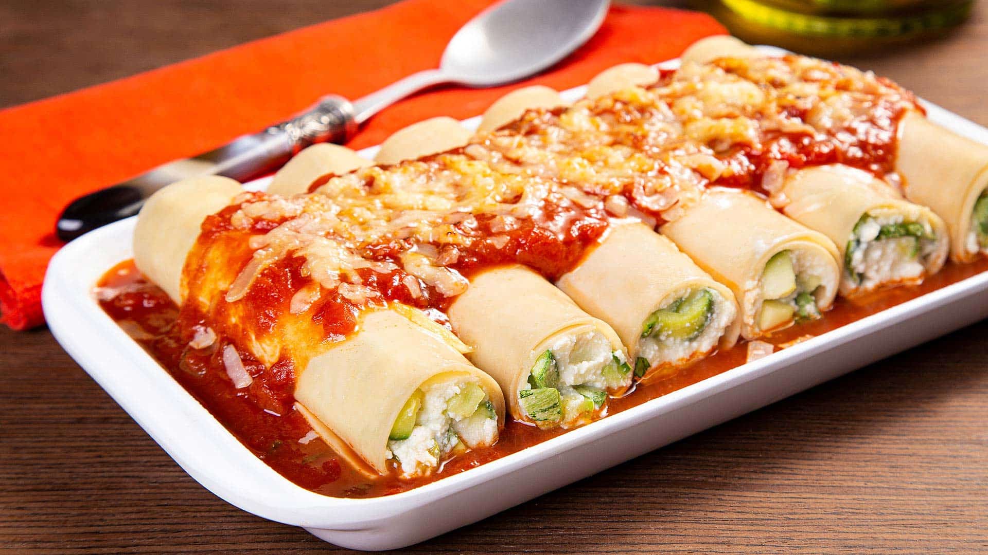 Canelone vegetariano