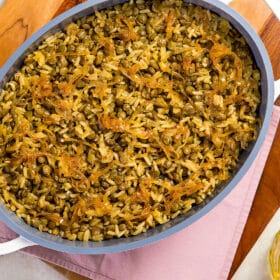 Imagem receita Arroz com lentilha