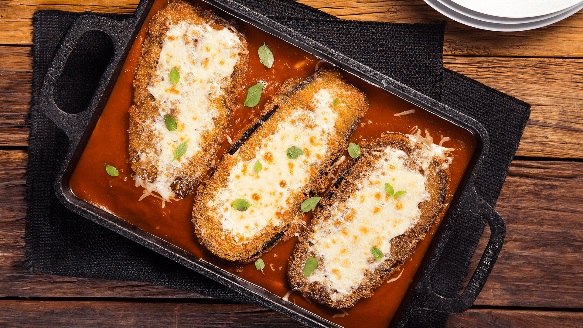 Berinjela à parmegiana