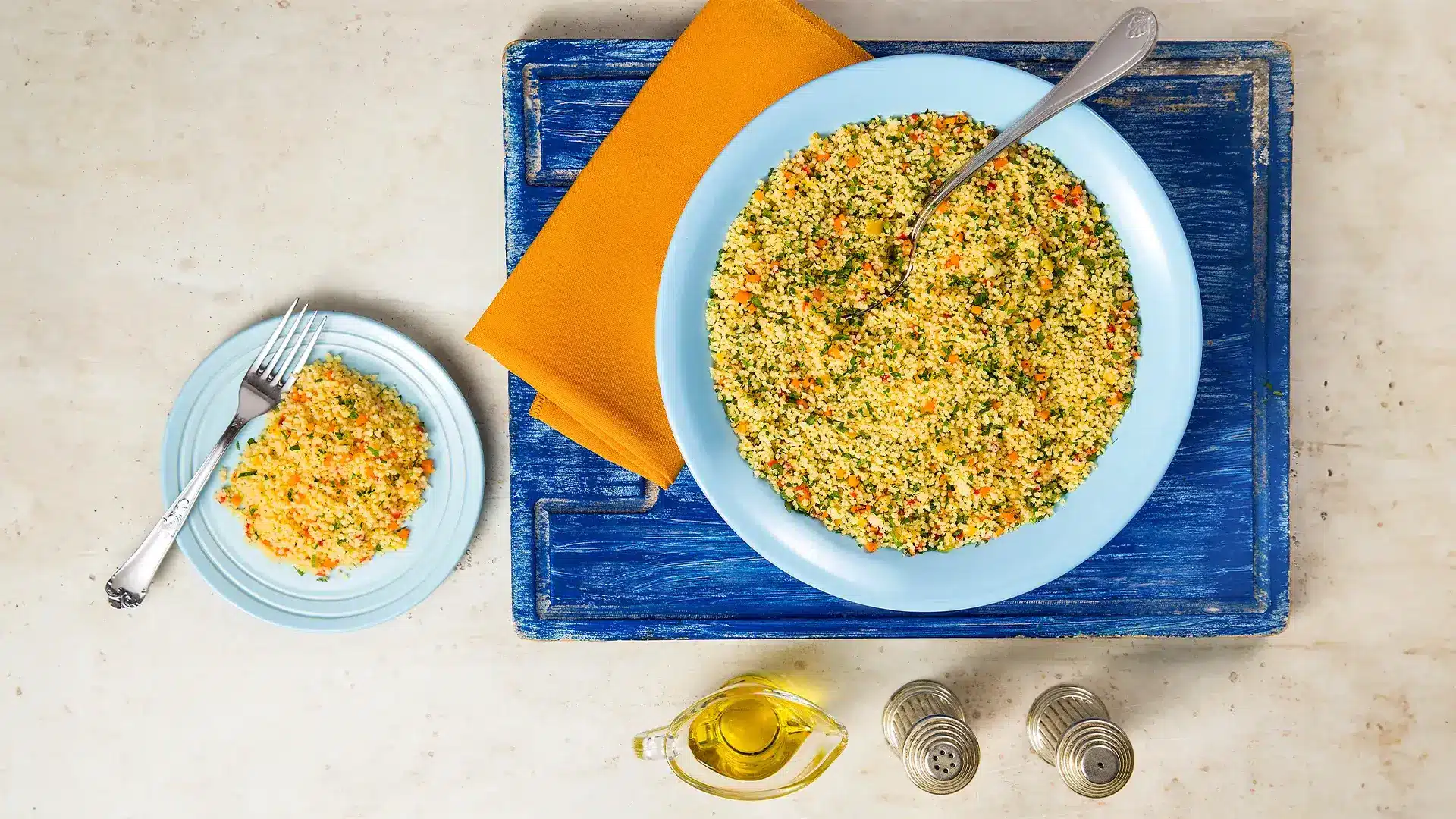 Couscous marroquino com toque de alho