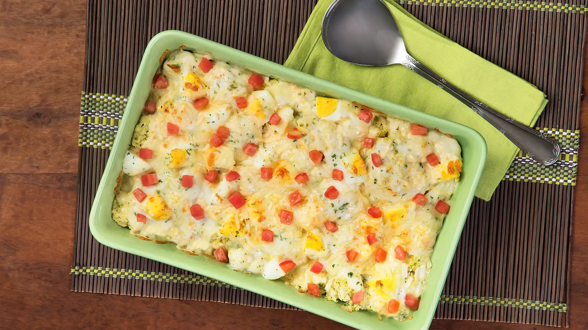 Couve-flor gratinada