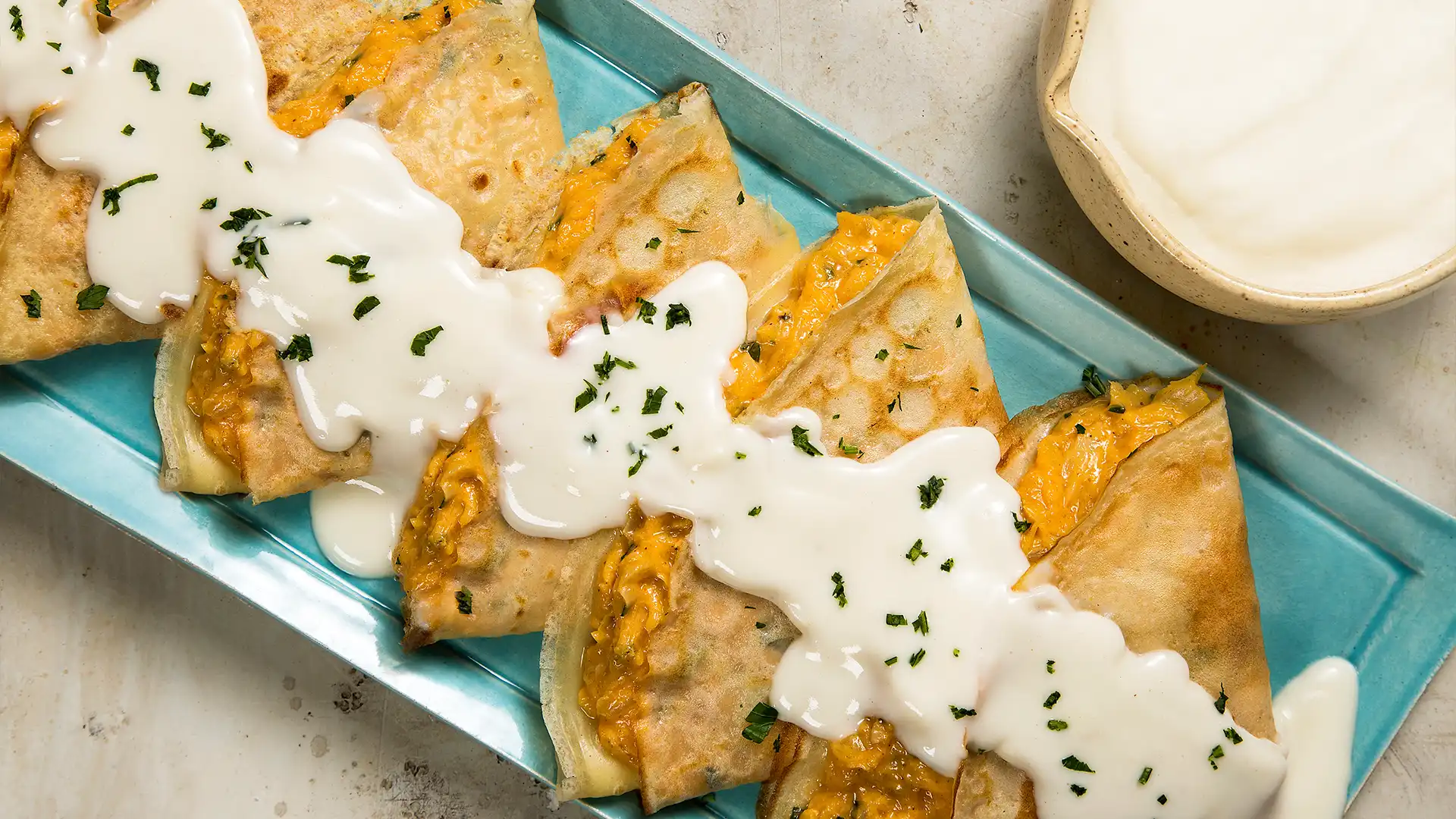 Crepe de bacalhau