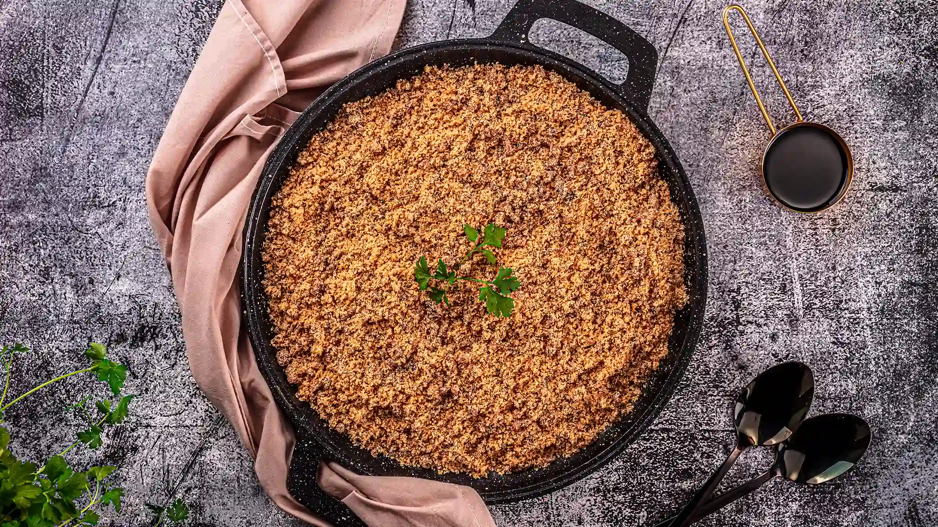 Farofa de Cebola com Shoyu