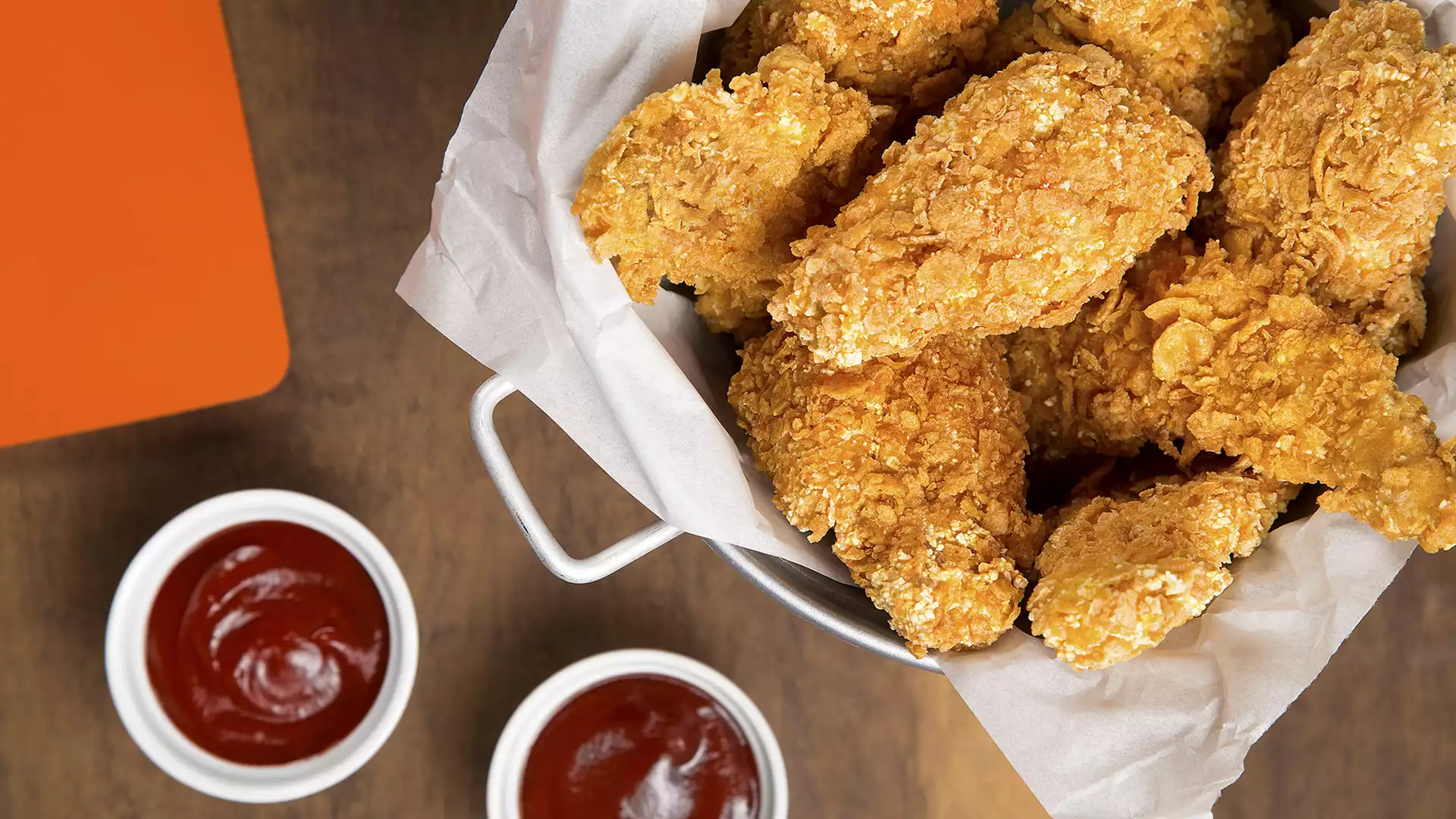 Frango frito crocante
