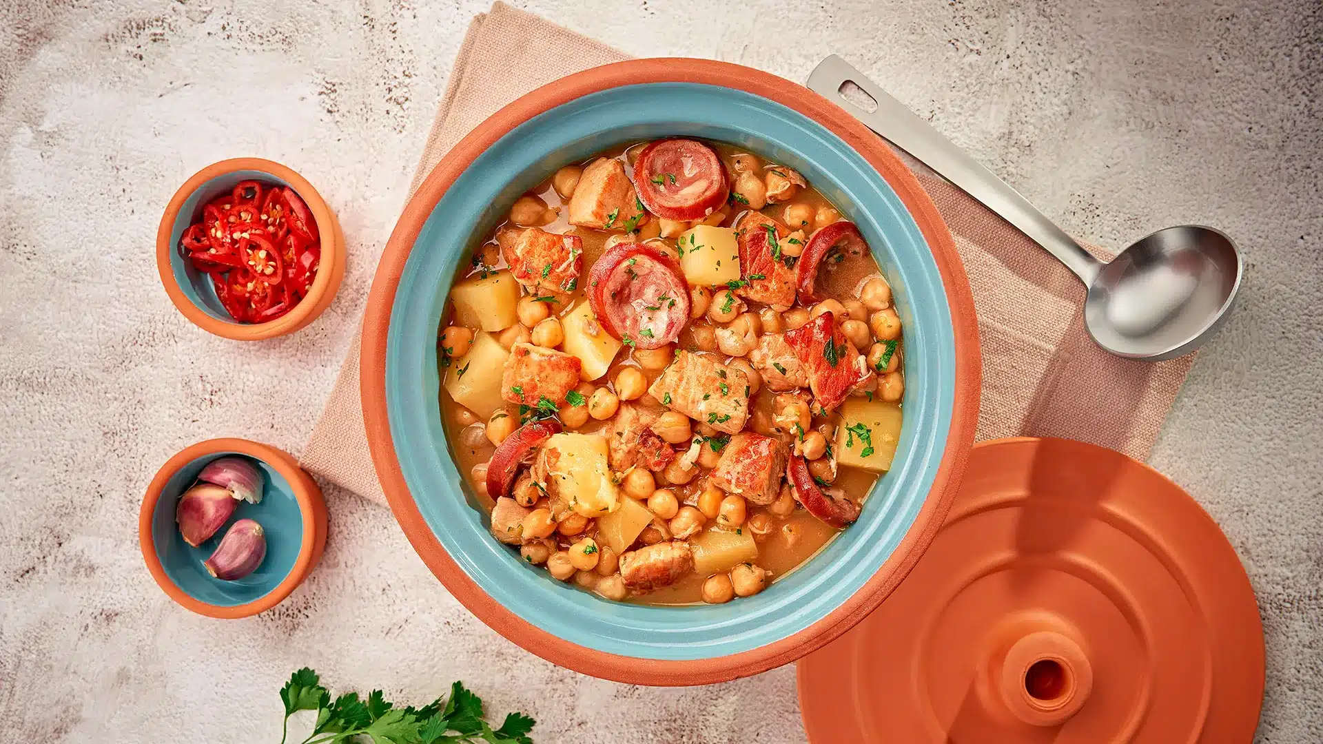 Guisado de grão-de-bico