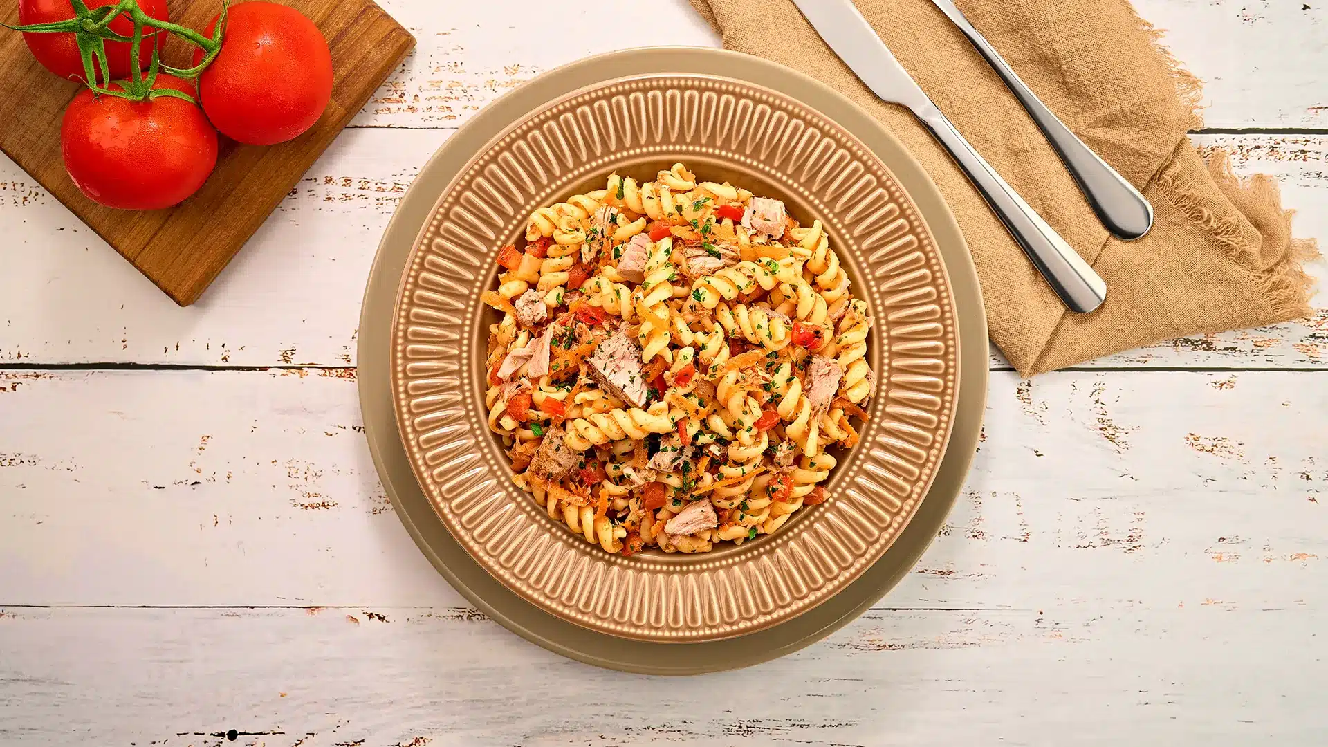Macarrão com atum