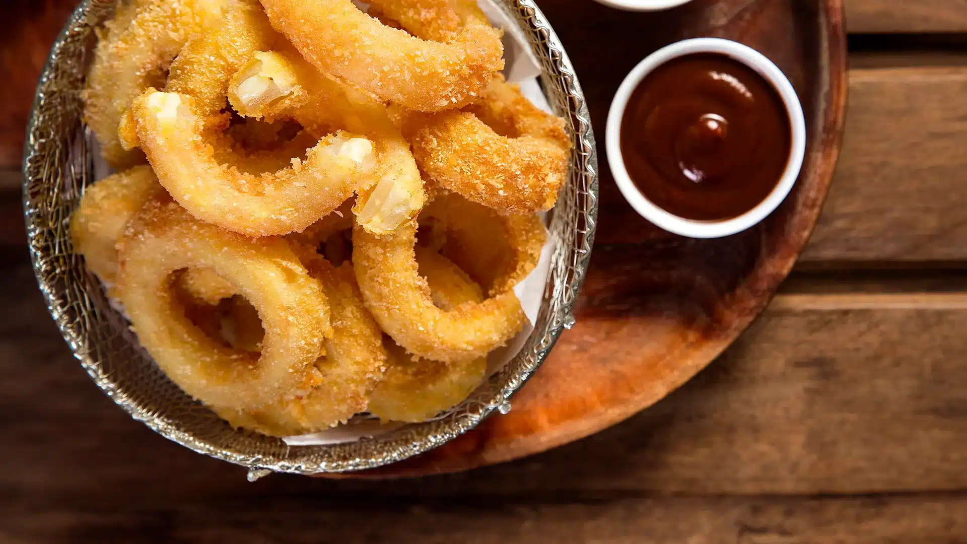Onion rings recheados