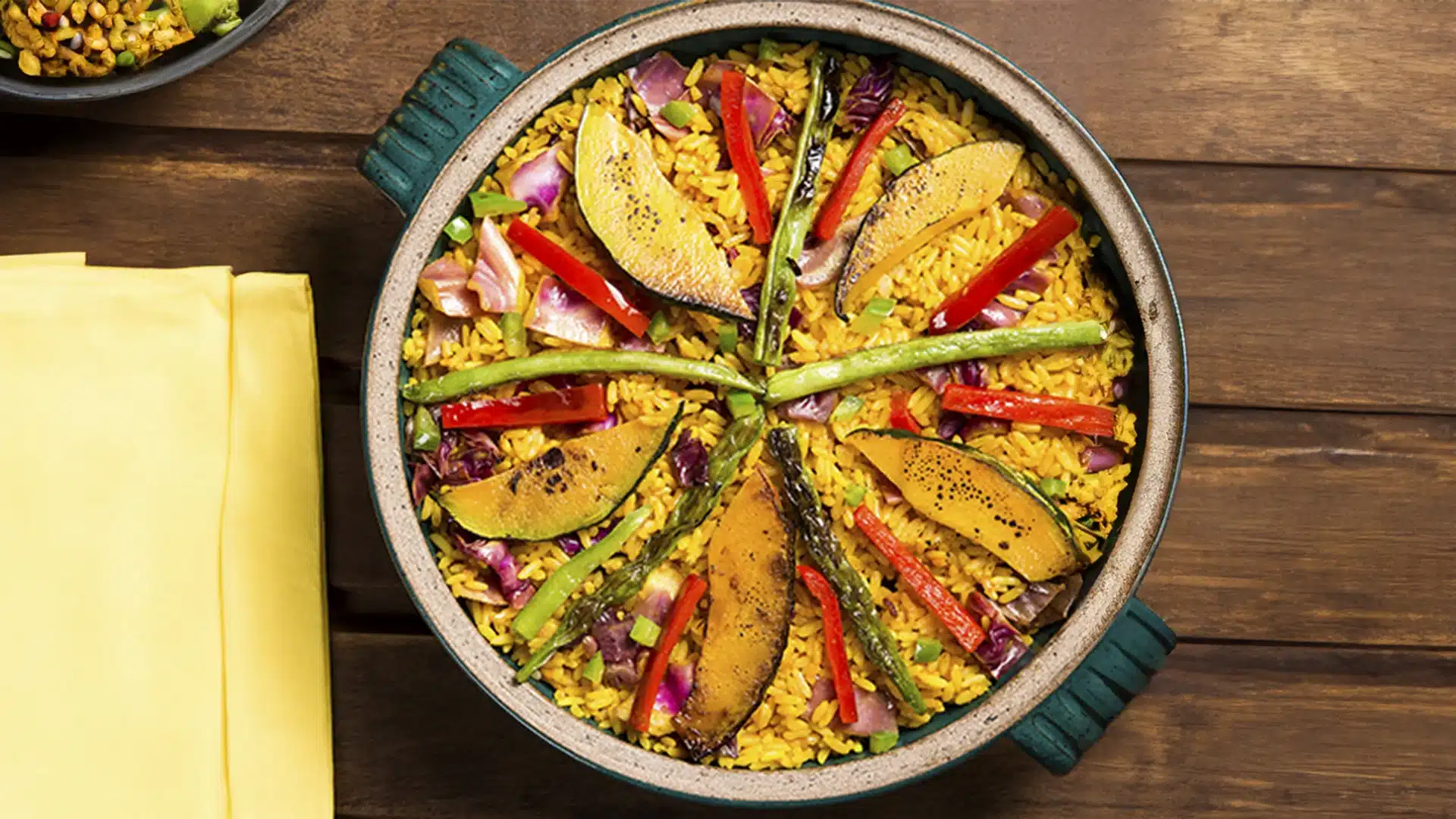 Paella vegetariana