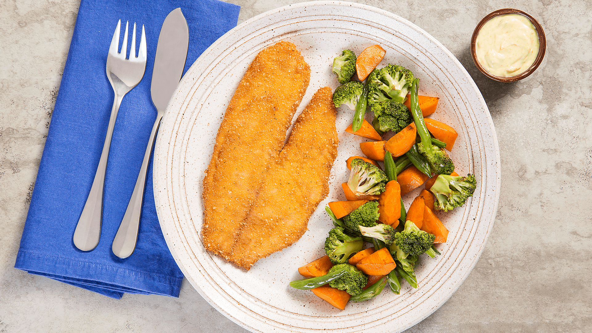 Peixe à milanesa