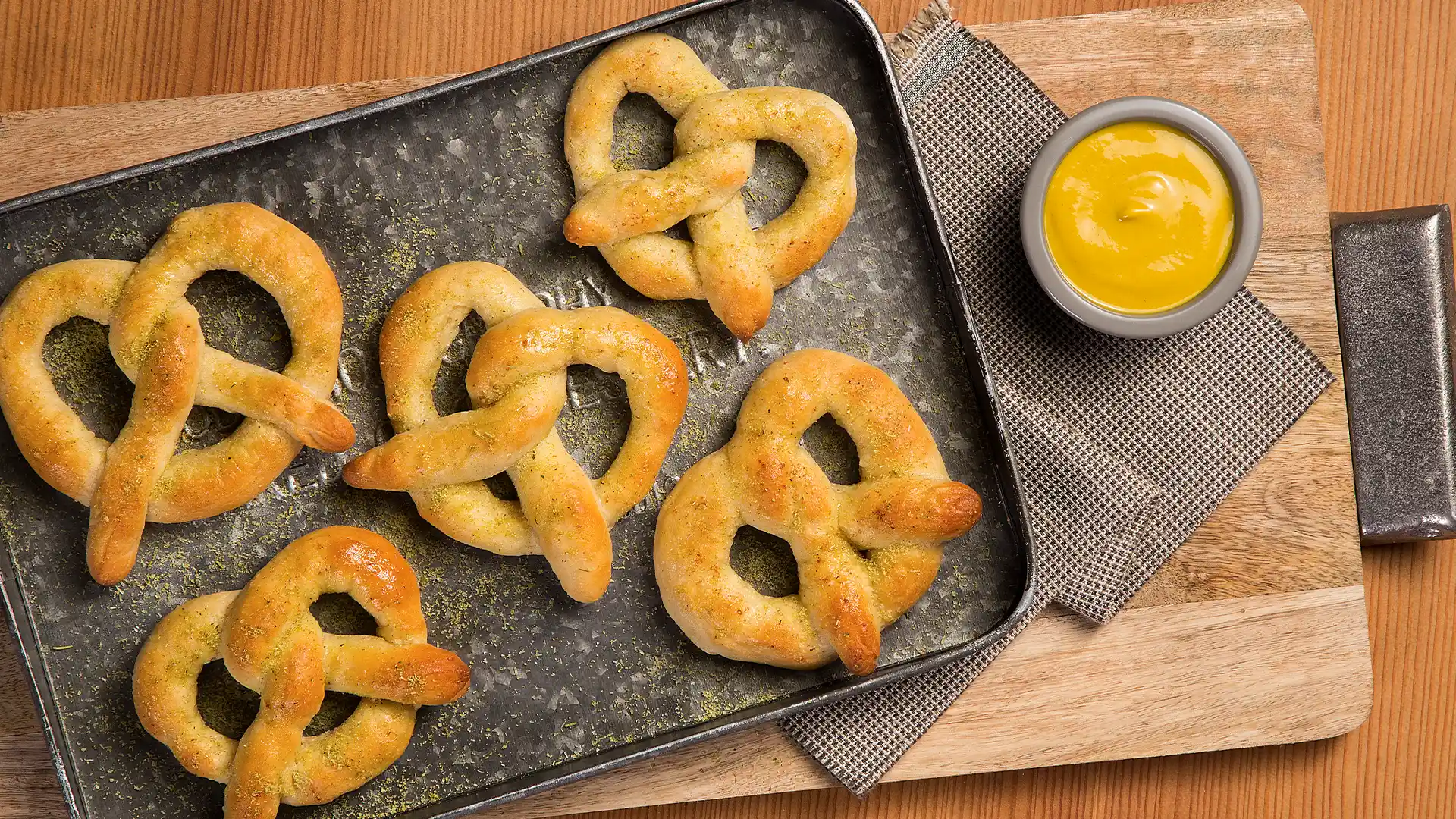 Pretzel tradicional alecrim