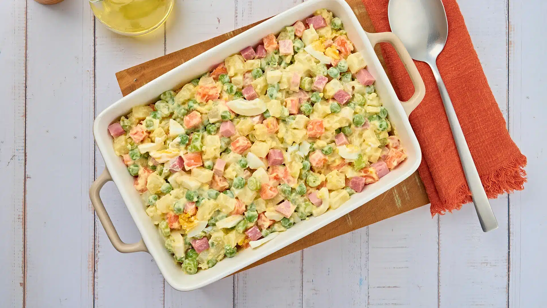 Salada de Maionese de Legumes e Presunto