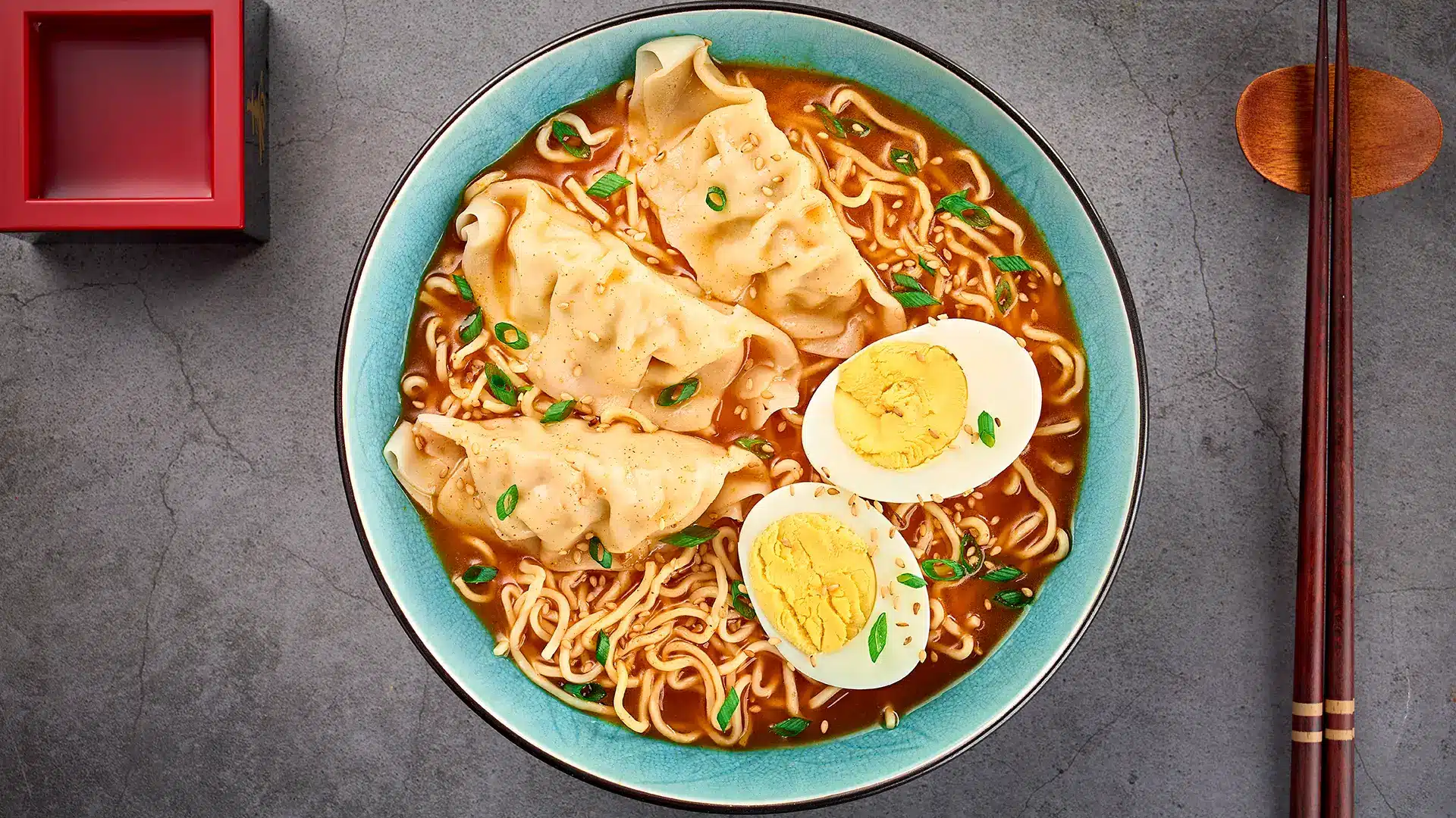 “Spicy” Gyoza Lamen