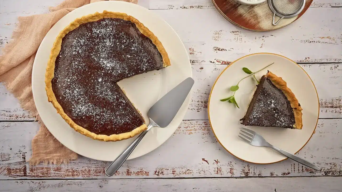Sobremesa torta brownie de chocolate